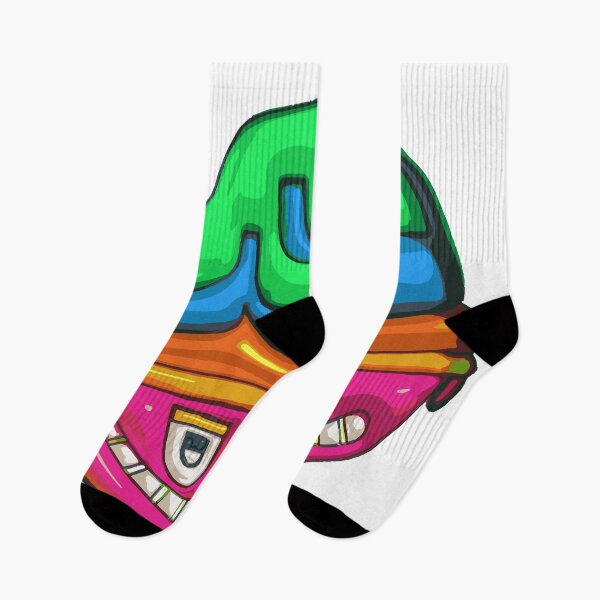Item preview, Vibrant Smiling Abstract Brain Character designed and sold by Ontologrift.