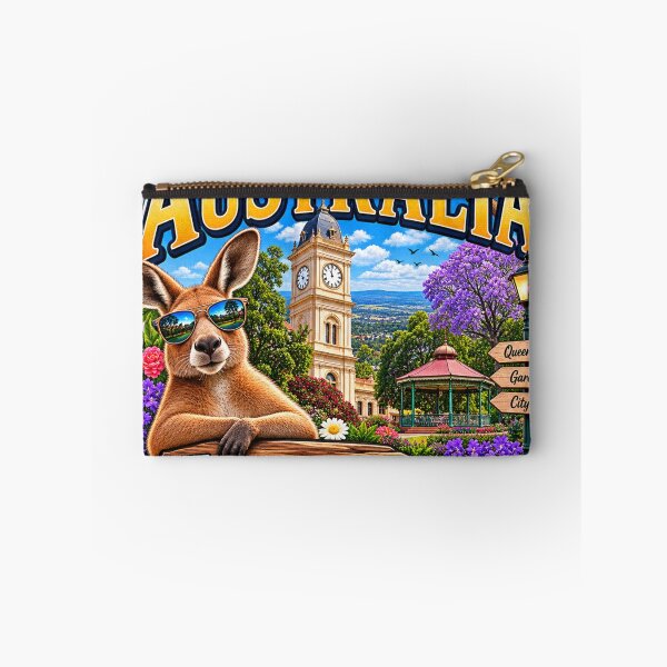 Aperçu de l'œuvre  Toowoomba, Australie – Art de voyage vintage – Queensland Garden City – Cadeau pour hommes, femmes et enfants créée et vendue par Amelia ART G.