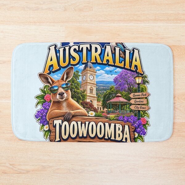 Item preview,  Toowoomba Australia Vintage Travel Art – Queensland Garden City gift Men Woman Kids  designed and sold by Amelia ART G.