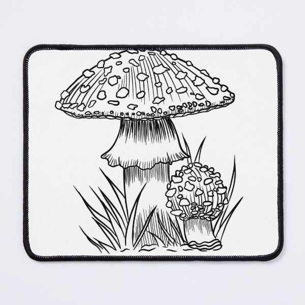 Item preview, Fly Agaric Mushroom – Botanical Line Art designed and sold by SaskiaFranken.