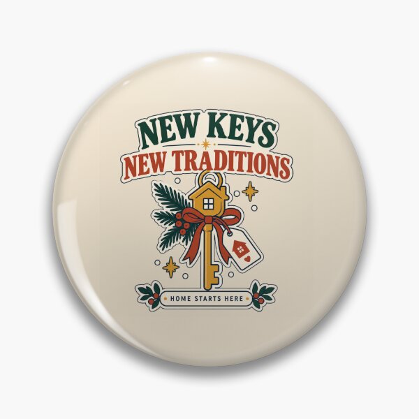 Item preview, New Home Gift – New Keys New Traditions Housewarming Design designed and sold by astersgraphics.