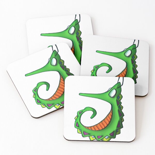 Item preview, Green Geometric Pointy Snout Creature designed and sold by Ontologrift.
