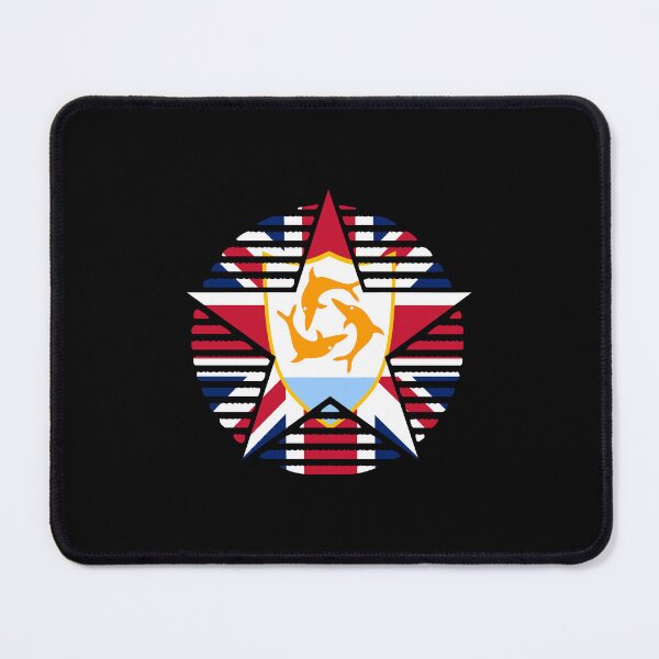 Item preview, Retro Anguilla Flag Star AI designed and sold by shitpostee.