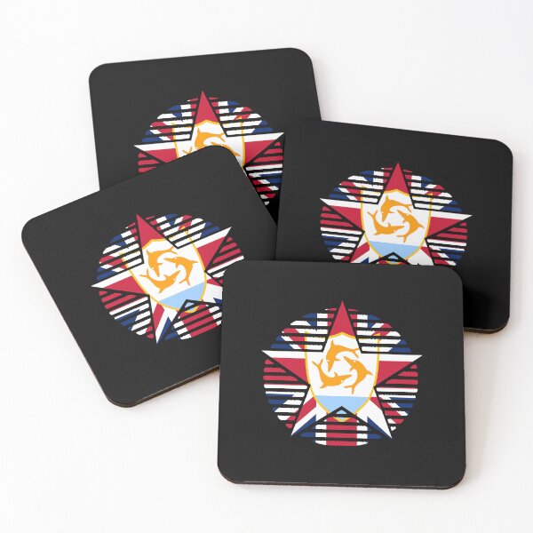 Item preview, Retro Anguilla Flag Star AI designed and sold by shitpostee.