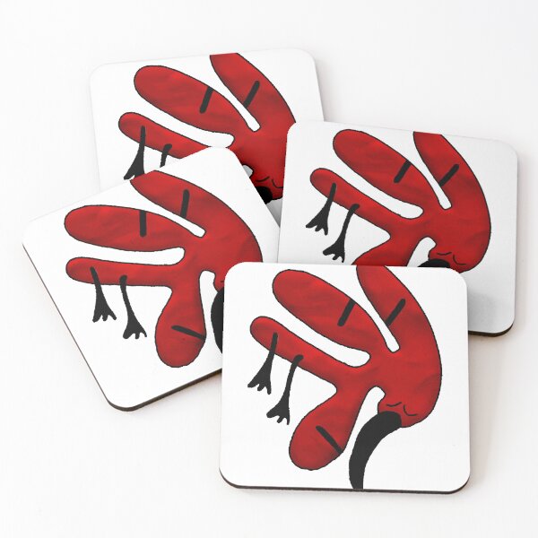 Item preview, Red Abstract Long Beak Bird designed and sold by Ontologrift.
