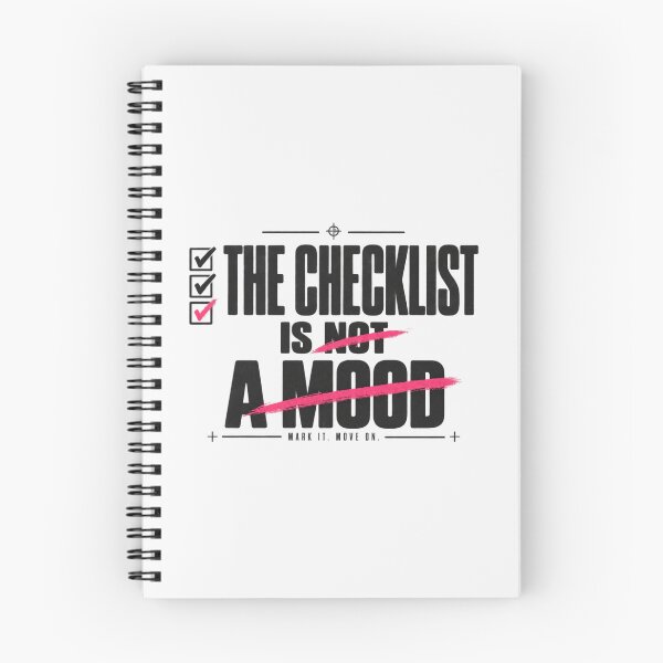 Item preview, THE CHECKLIST IS NOT A MOOD, Productivity Streetwear Tee designed and sold by PhylonBoxx.