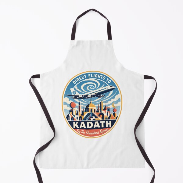 Item preview, Lovecraft Direct Flights to Kadath Travel Badge designed and sold by Fenay Designs.