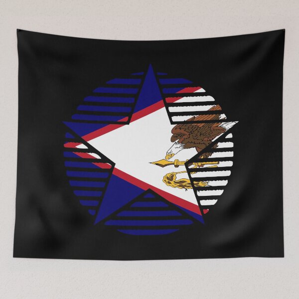Item preview, Retro American Samoa Flag Star AS designed and sold by shitpostee.