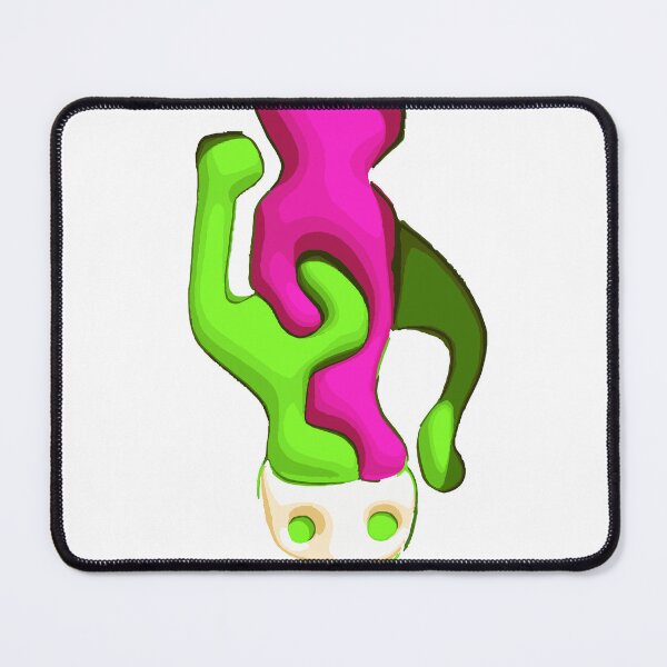 Item preview, Pink Green Abstract Skull Mask designed and sold by Ontologrift.