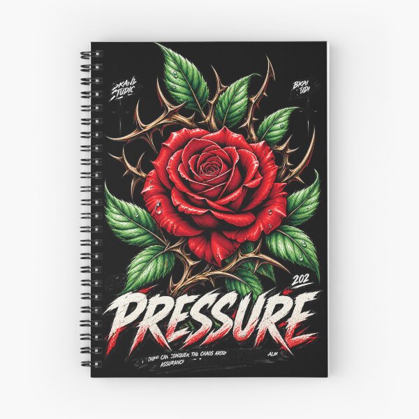 Item preview, Pressure Rose – Strength Through Chaos Graphic T-Shirt designed and sold by Bekado.