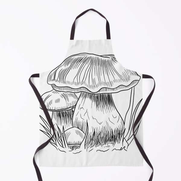 Item preview, Porcini Mushroom – Detailed Botanical Line Art designed and sold by SaskiaFranken.