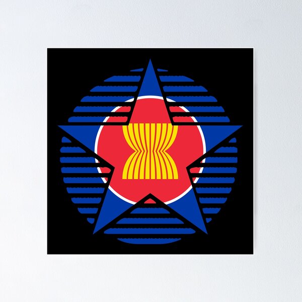 Item preview, Retro ASEAN Flag Star ASEAN designed and sold by shitpostee.