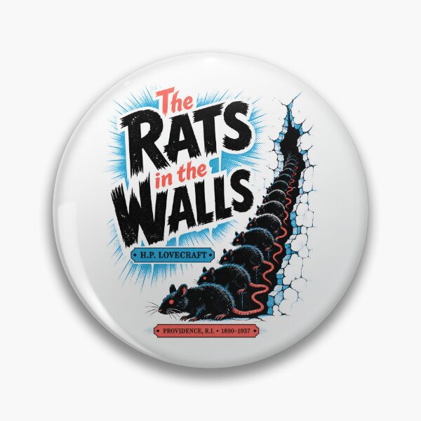 Item preview, Lovecraft The Rats in the Walls Retro Horror designed and sold by Fenay Designs.