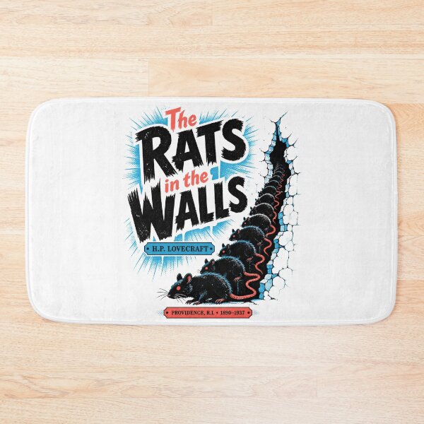 Item preview, Lovecraft The Rats in the Walls Retro Horror designed and sold by Fenay Designs.