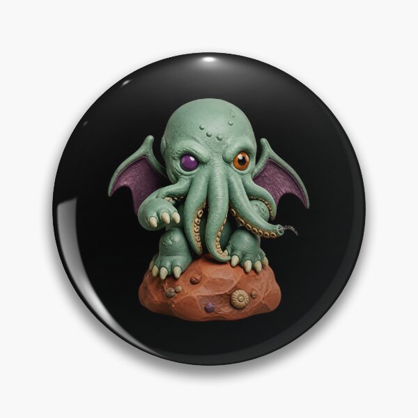 Item preview, Lovecraft Cute Baby Cthulhu Clay Creature designed and sold by Fenay Designs.