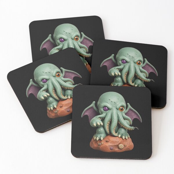 Item preview, Lovecraft Cute Baby Cthulhu Clay Creature designed and sold by Fenay Designs.