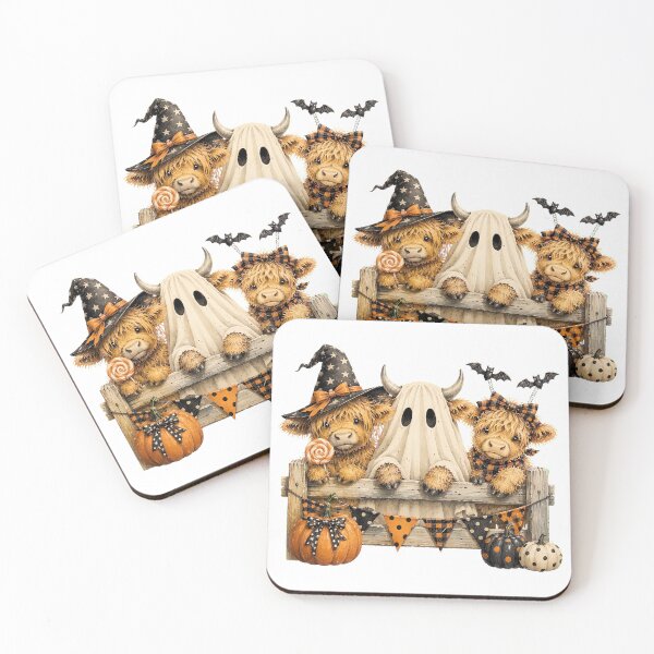 Item preview, Halloween Highland Cow Spooky Season designed and sold by WilfRedokry-21.