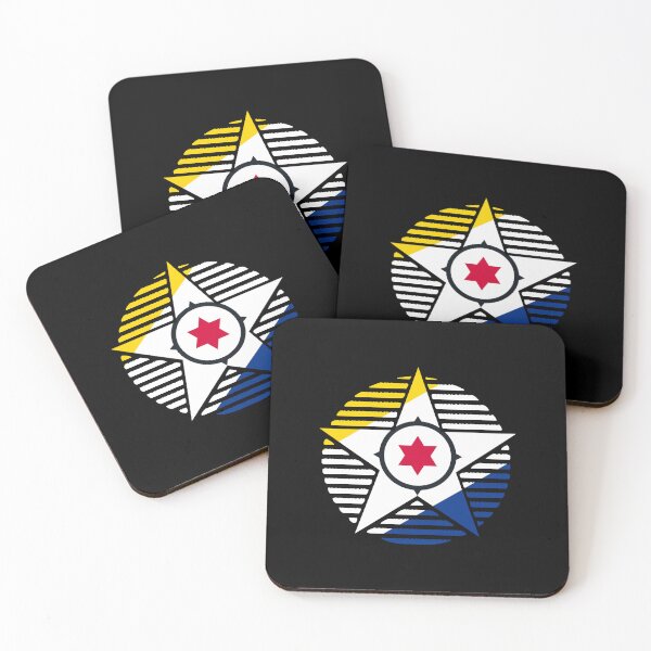 Item preview, Retro Caribbean Netherlands Flag Star BQ designed and sold by shitpostee.