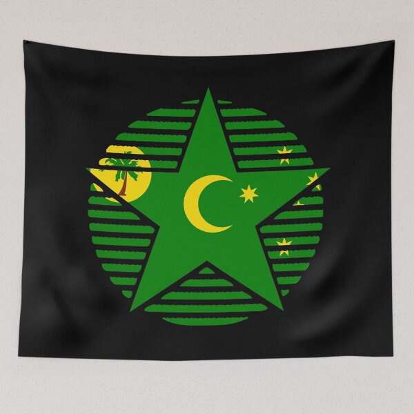 Item preview, Retro Cocos (Keeling) Islands Flag Star CC designed and sold by shitpostee.