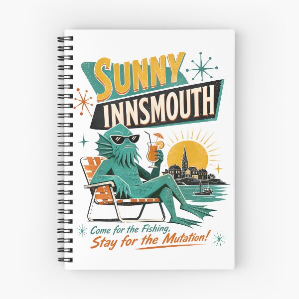 Item preview, Lovecraft Sunny Innsmouth Mutation Vacation designed and sold by Fenay Designs.