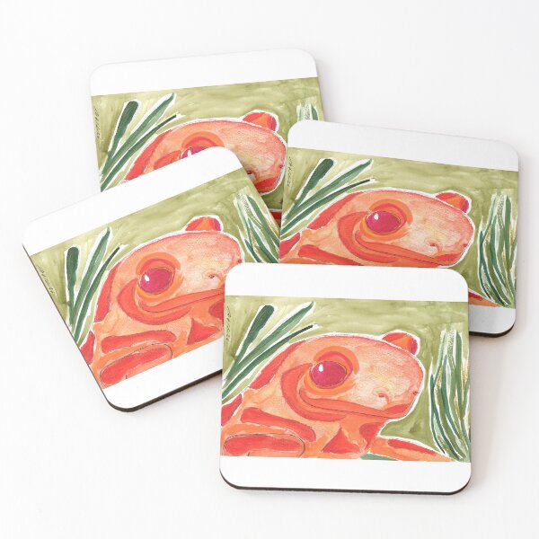 Item preview, Orange-Red Fire Salamander designed and sold by Anke‘s Bazaar.