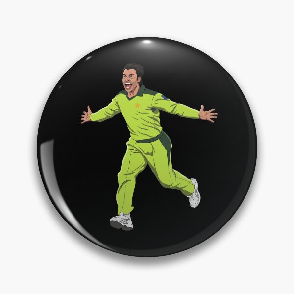 Artikelvorschau, Shoaib Akhtar, schneller Bowler – T20-Cricketspieler entworfen und verkauft von GlimTig.
