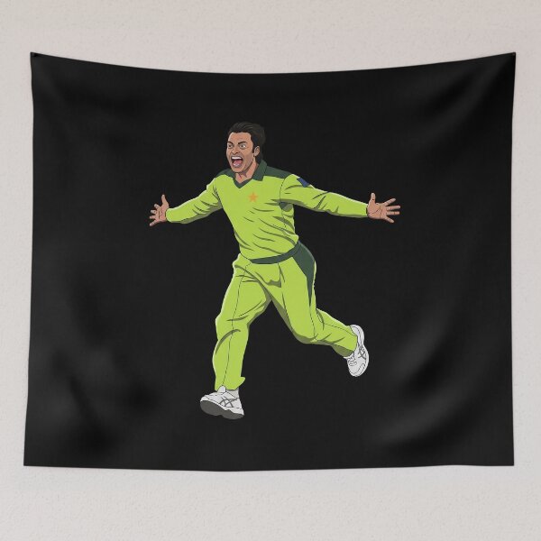 Item preview, Shoaib Akhtar Fast Bowler - T20 - Cricket Player designed and sold by GlimTig.