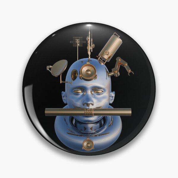 Item preview, Static : Retro-Futuristic Android designed and sold by NULL_FRAME.