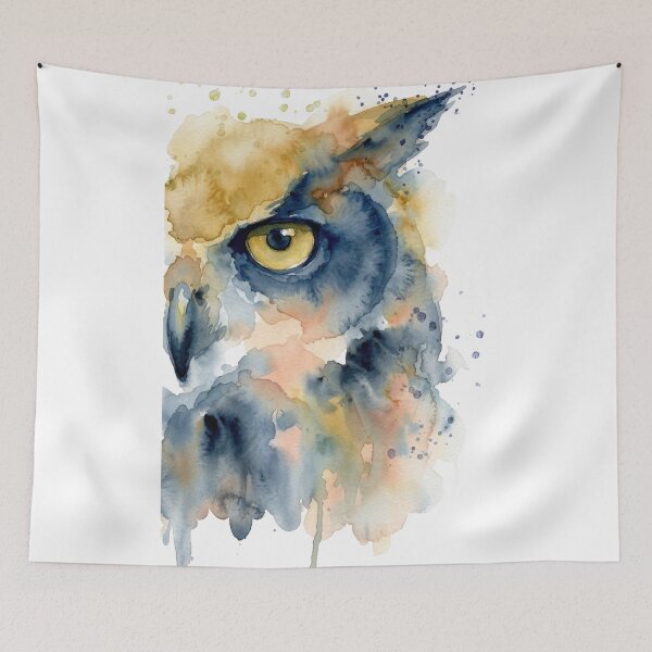 Item preview, Great Horned Owl, Eye Close-Up designed and sold by caracatita75.