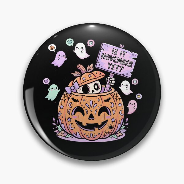 Item preview, Is It November Yet Cute Spooky Skeleton designed and sold by BeaBuzz.