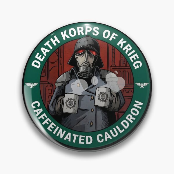 Artikelvorschau, Death Korps Coffee – Krieg Starbucks Logo Parodie entworfen und verkauft von BravenBold.