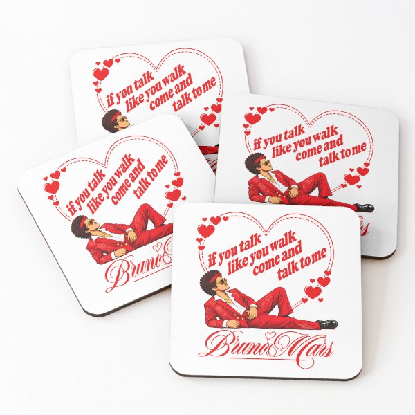 Item preview, Bruno Mars If You Talk Like You Walk Come Red Suit designed and sold by gernays.