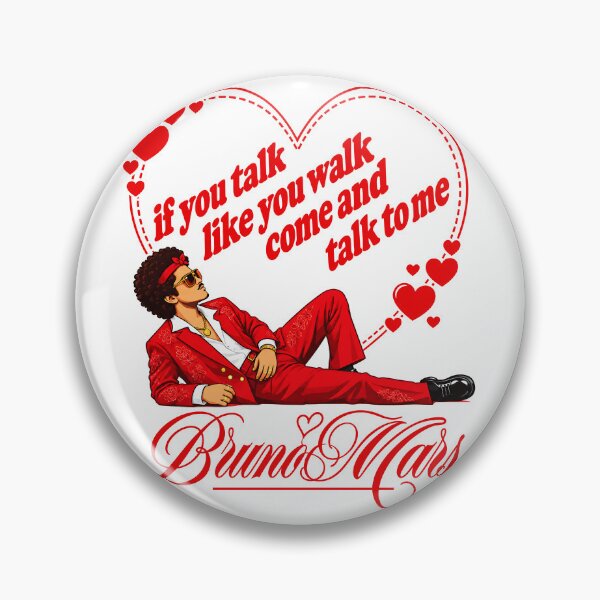 Item preview, Bruno Mars If You Talk Like You Walk Come Red Suit designed and sold by gernays.