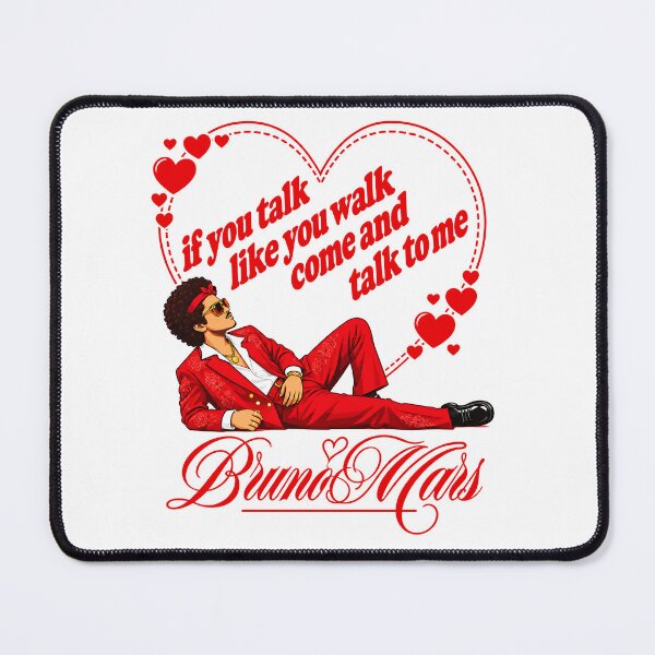 Item preview, Bruno Mars If You Talk Like You Walk Come Red Suit designed and sold by gernays.