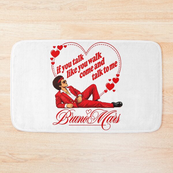 Item preview, Bruno Mars If You Talk Like You Walk Come Red Suit designed and sold by gernays.