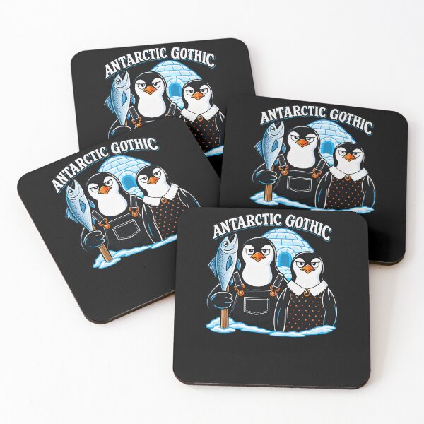 Item preview, Antarctic Gothic Penguin Humor designed and sold by elderberry.
