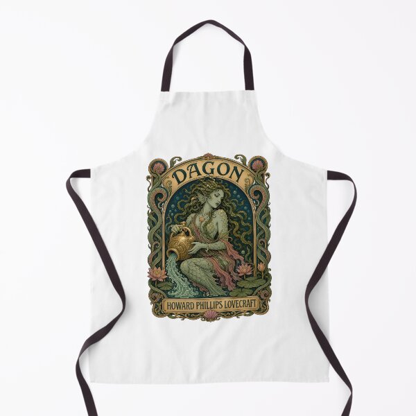 Aperçu de l'œuvre Lovecraft Dagon Déesse de la mer Art Nouveau créée et vendue par Fenay Designs.