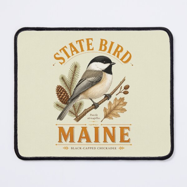 Item preview, ME Birdwatching Chickadee-Titmouse designed and sold by taiche.