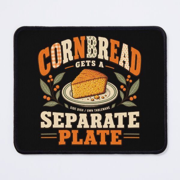 Item preview, CORNBREAD GETS A SEPARATE PLATE, Thanksgiving Tee designed and sold by PhylonBoxx.