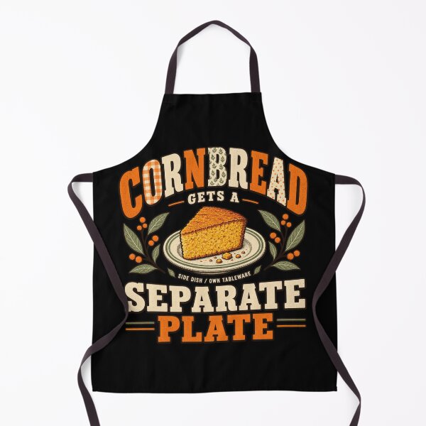 Item preview, CORNBREAD GETS A SEPARATE PLATE, Thanksgiving Tee designed and sold by PhylonBoxx.