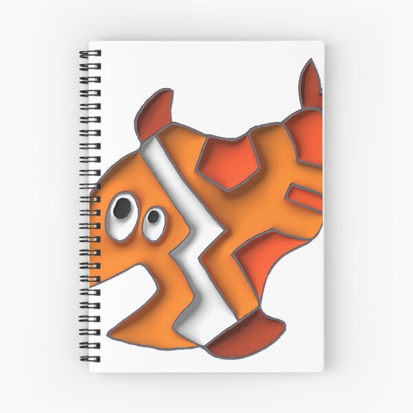 Item preview, Orange Geometric Abstract Fish Character designed and sold by Ontologrift.