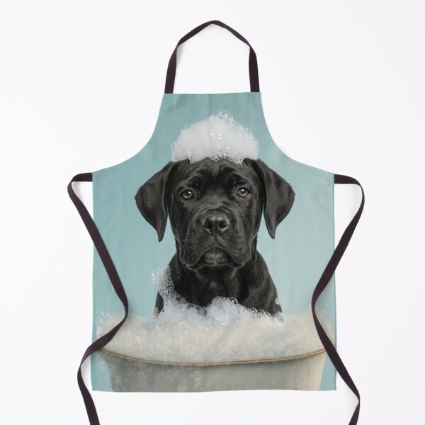 Item preview, Baby Cane Corso Bubble Bath Cute Nursery Bathroom Wall Art designed and sold by LazyOwlStore.