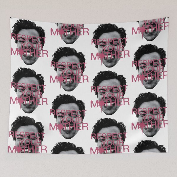 Item preview, Respect Your Mother Pink Typography Harry Portrait designed and sold by thefirstbroo.