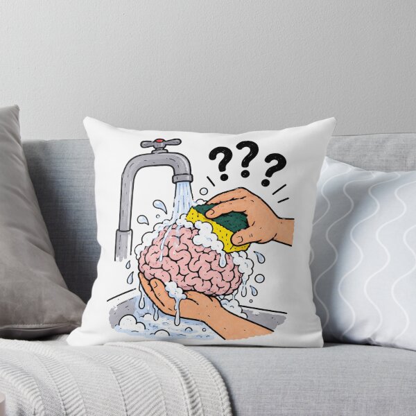 Item preview, Funny Brain Wash Mental Health Humor designed and sold by MonkiFlipp.