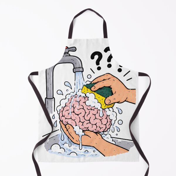 Item preview, Funny Brain Wash Mental Health Humor designed and sold by MonkiFlipp.