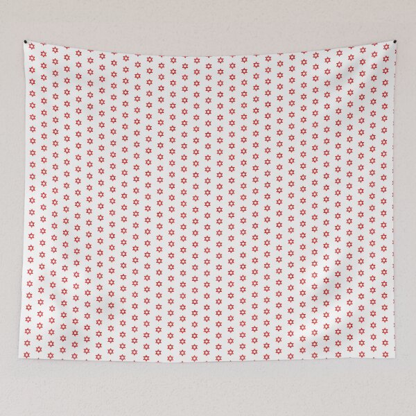 Item preview, Red Star of David Jewish Symbol designed and sold by pattern-archive.