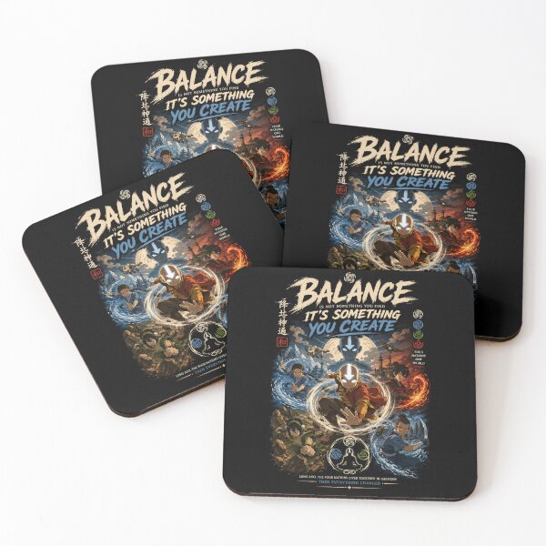 Item preview, Avatar Airbender Elemental Balance Anime Fantasy designed and sold by SilverLook48.