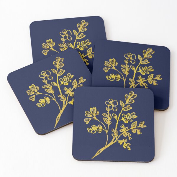 Item preview, Vintage Golden Floral Engraving designed and sold by rutmerdesign.