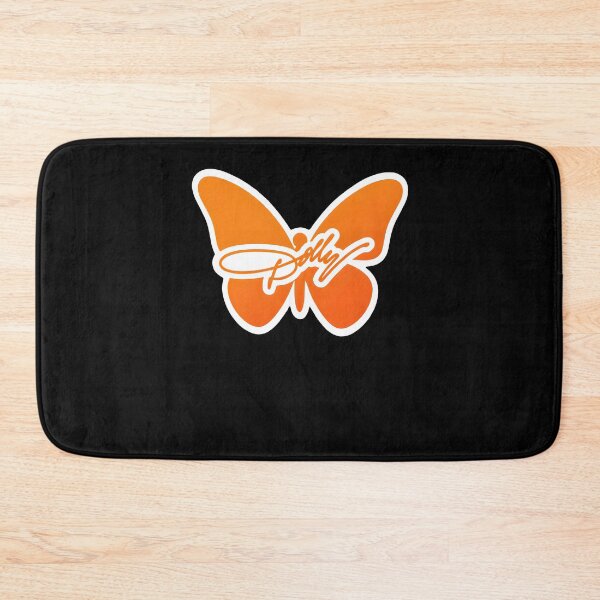 Item preview, Dolly Retro Parton Orange Butterfly Signature Design designed and sold by PixlCrypt.