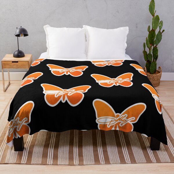 Item preview, Dolly Retro Parton Orange Butterfly Signature Design designed and sold by PixlCrypt.